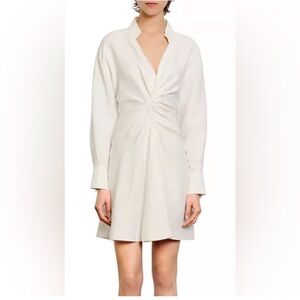 Sandro Celia Ruched Mini Dress